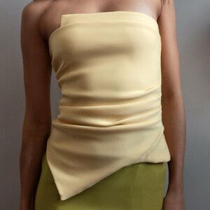 Zara - Strapless Ruched Top